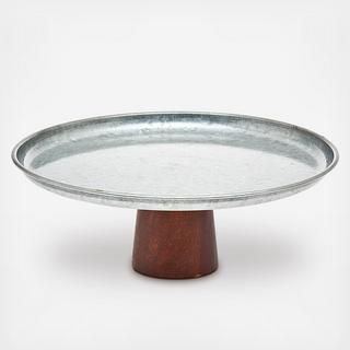 Galvanized Cake Plate