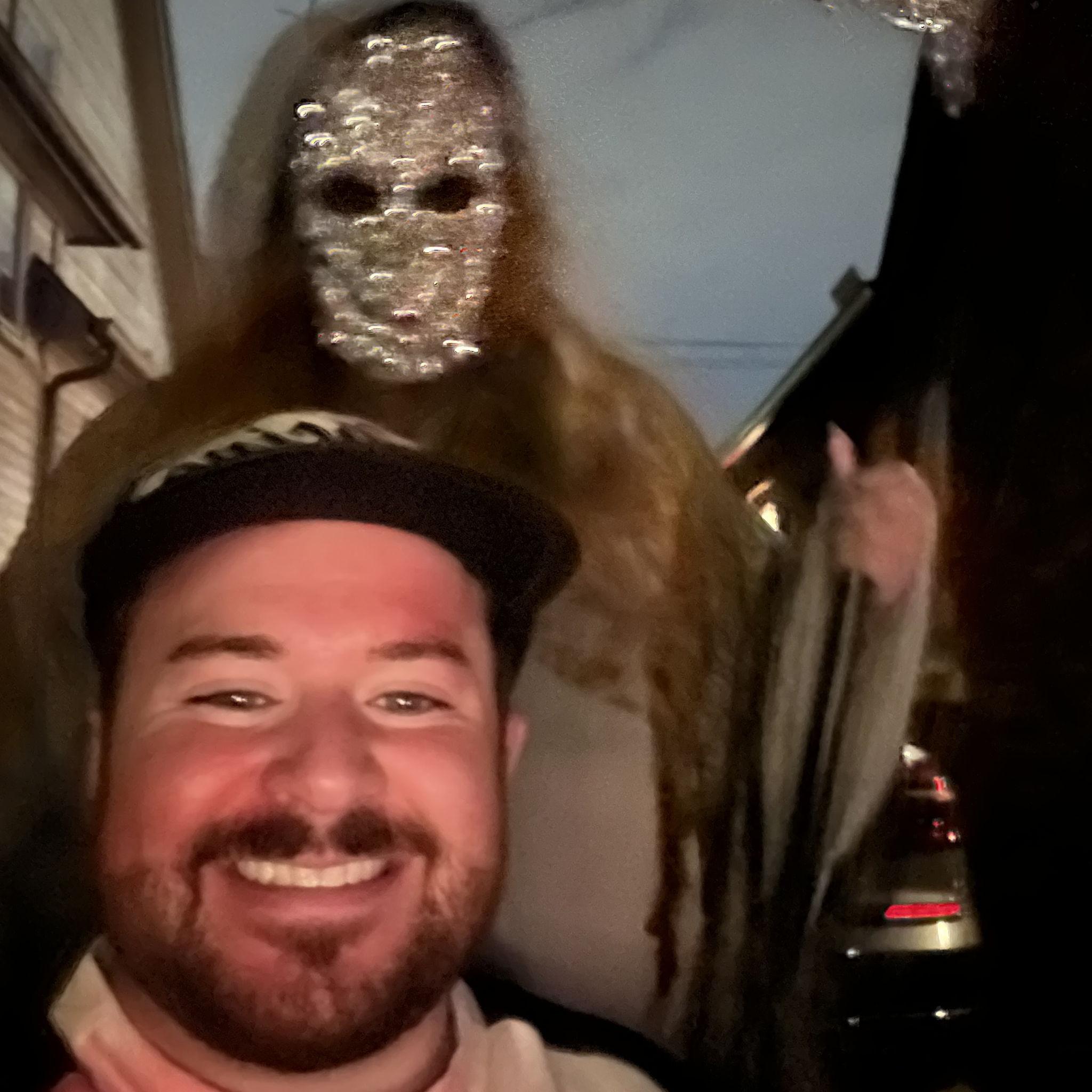 First Halloween handing out candy together!