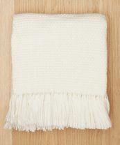 Alpaca Basketweave Throw