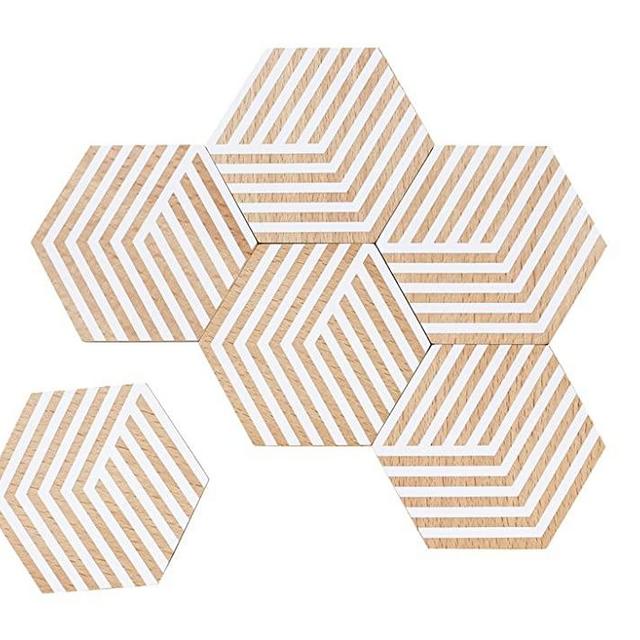 Areaware Table Tiles (Optic White)