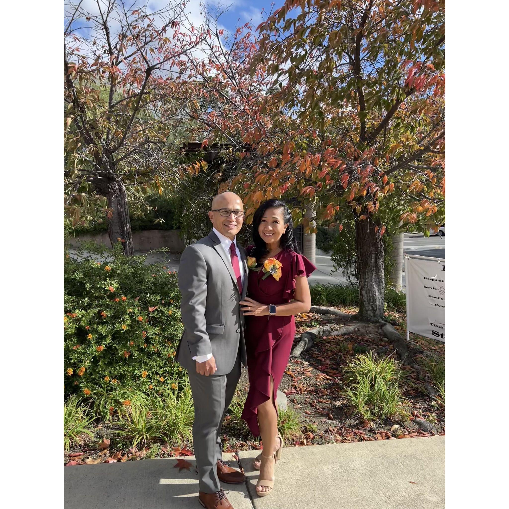 2022 - Louie's first time as "BEST MAN"