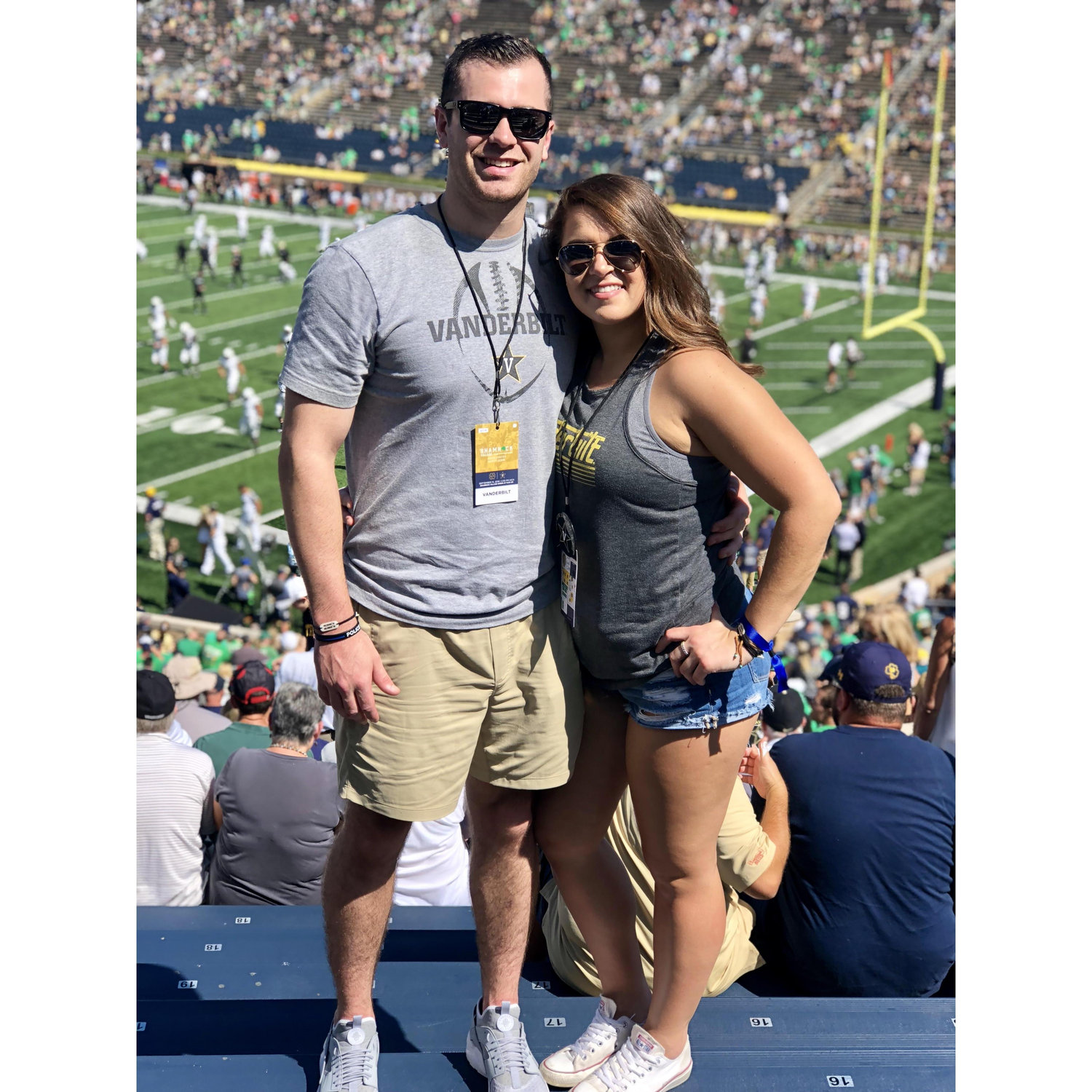 Vanderbilt at Notre Dame in 2018.