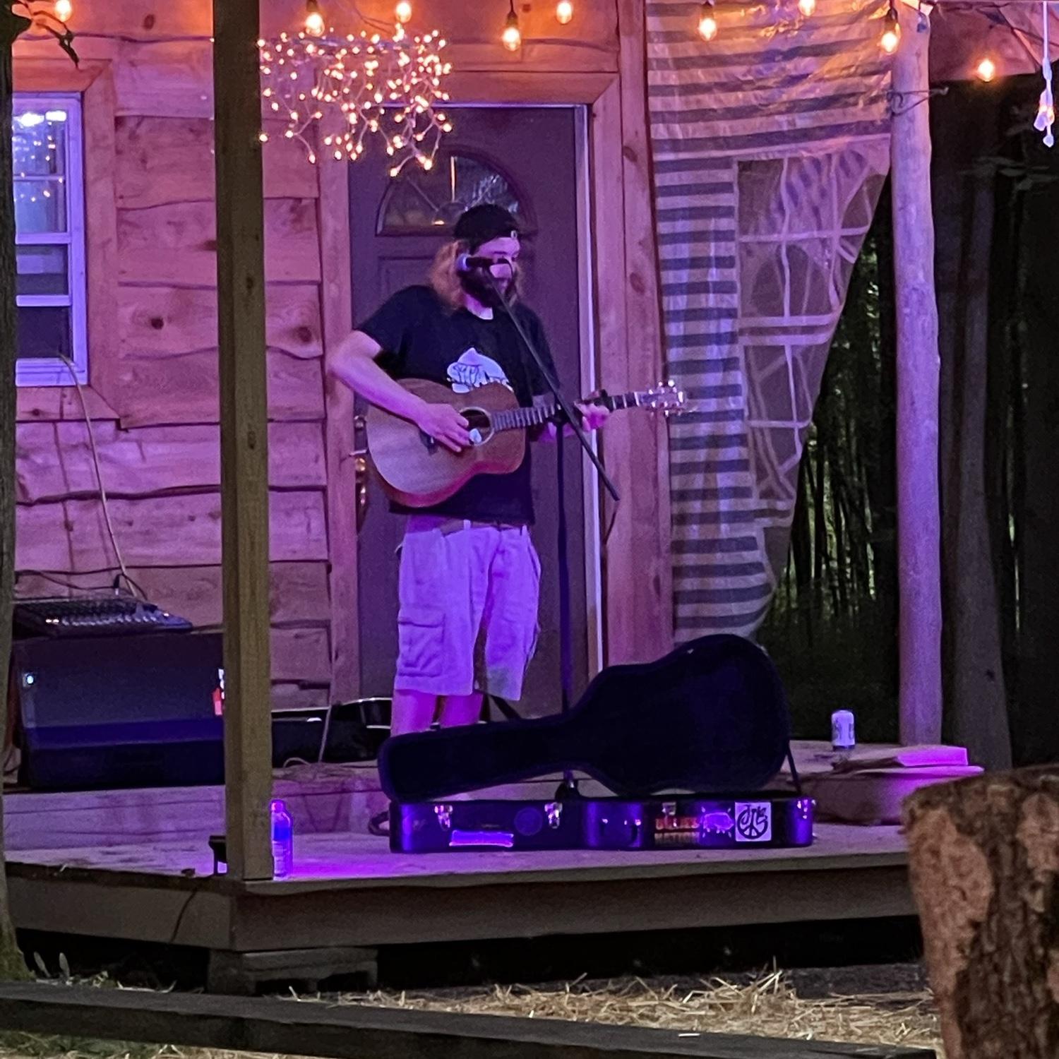 The musician at work