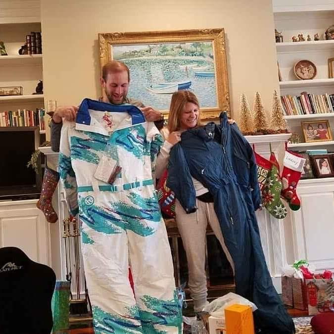 Matching Ski Onesie Surprise 2019