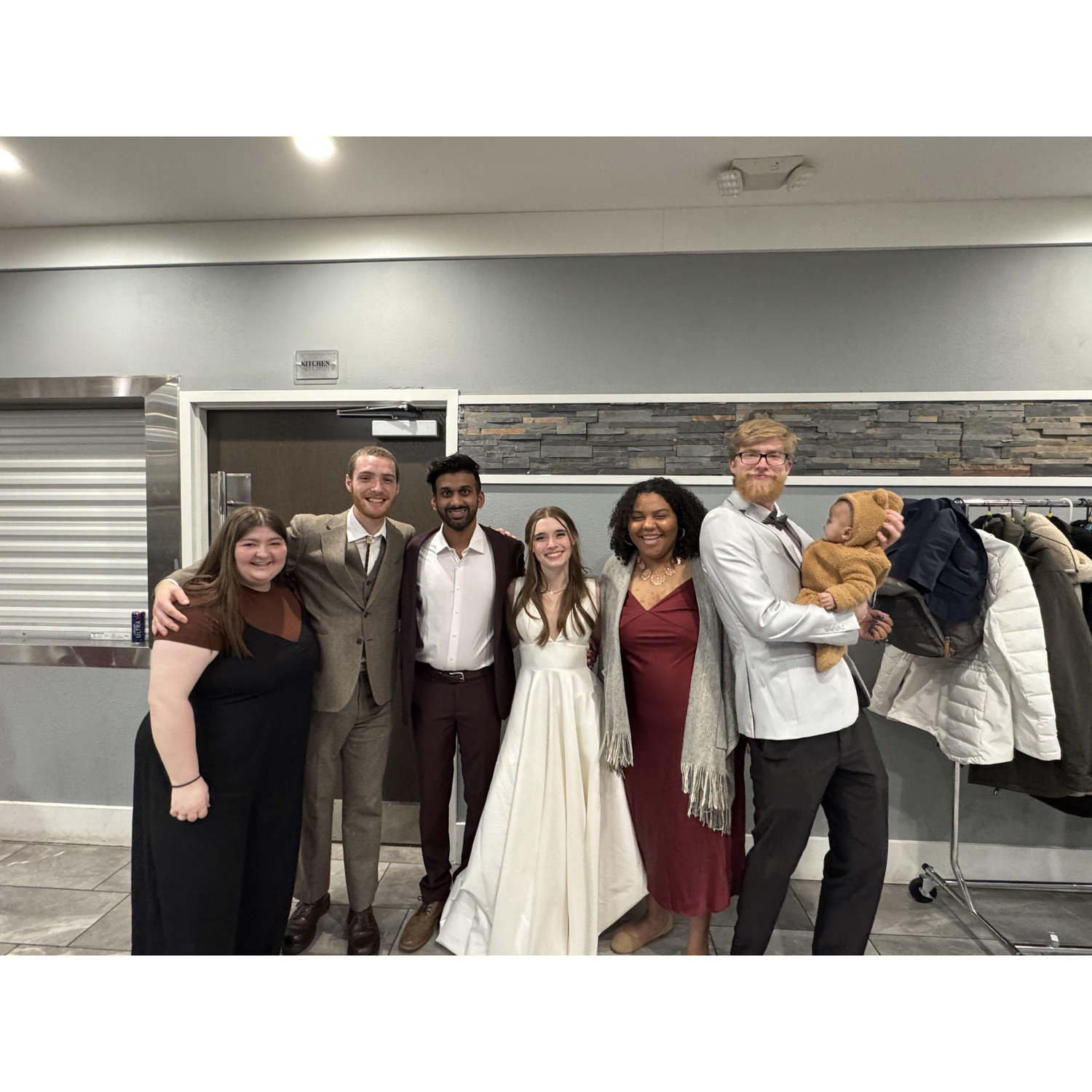 Celebrating our friends Camryn and Hitesh!