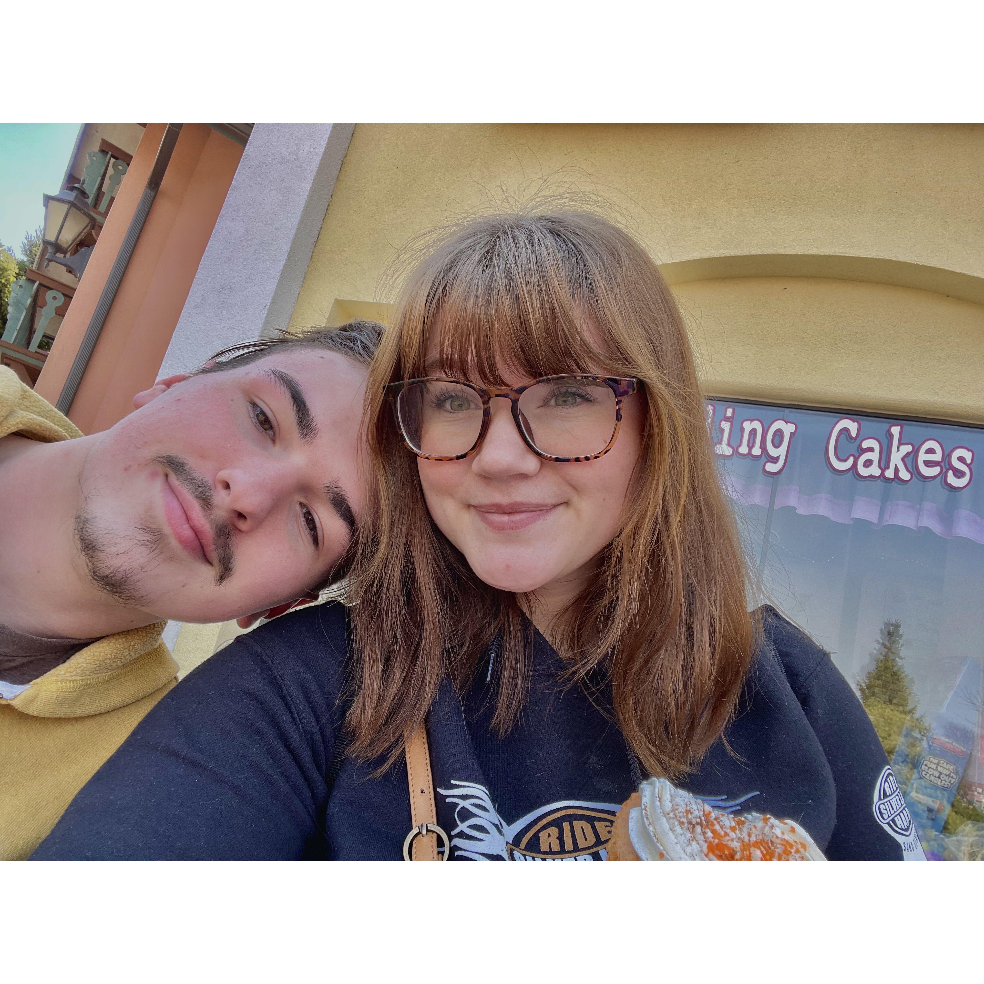 our "first" vacation alone to visit his sister