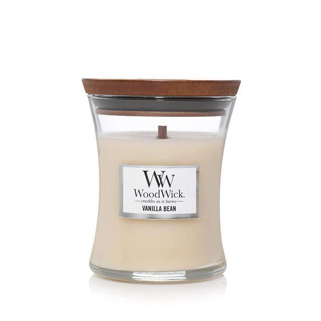 WoodWick Candle Vanilla Bean Medium Jar