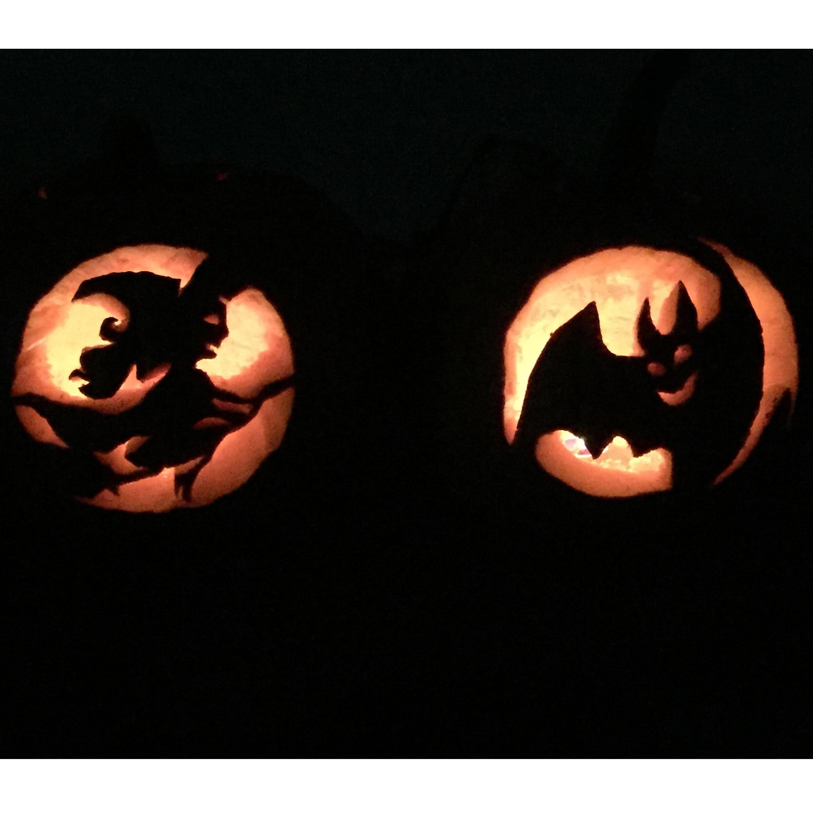 October 2015; Pumpkin decorating in Lawrence, KS