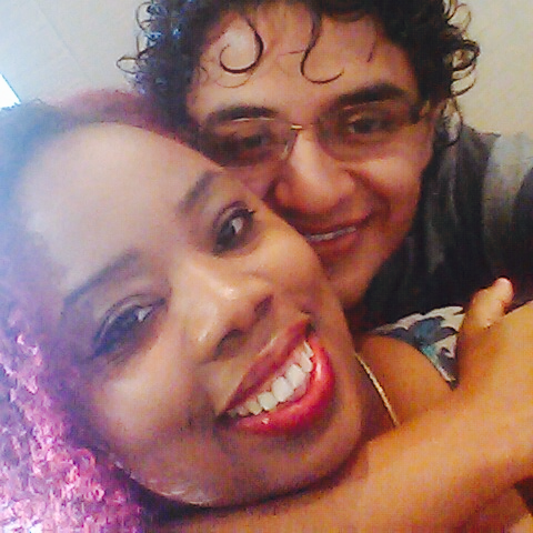 Grabbing some food before our beach date - February 2016