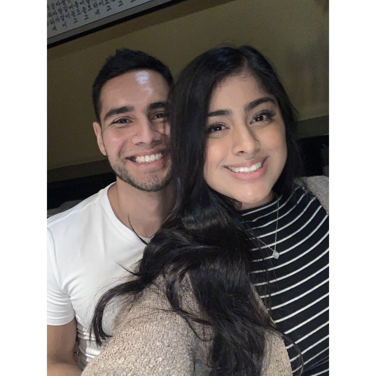 December 2019 - Adrian's company holiday dinner