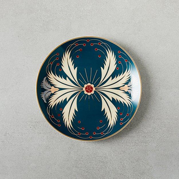 Isla Teal Dessert Plate