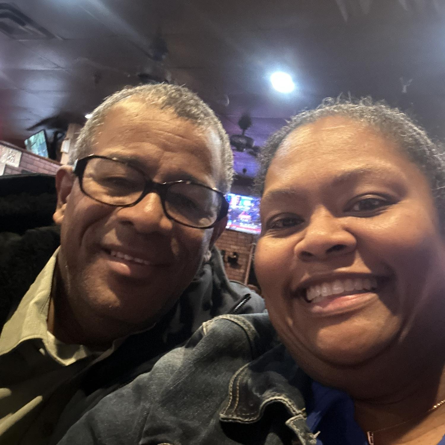 Date night. Rochaun’s daughter’s comedy show.