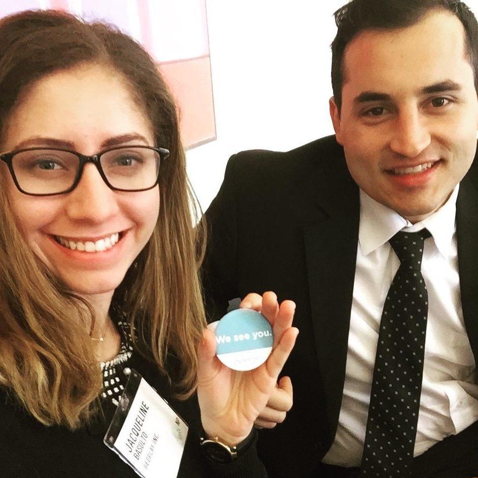 Our first-ever business pitch together! 2017