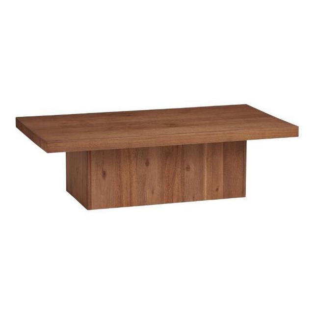 Pascal Rustic Brown Acacia Wood Coffee Table