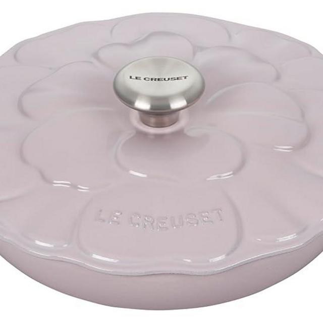 Le Creuset Signature Enameled Cast Iron Petal Braiser, 2.25qt., Shallot