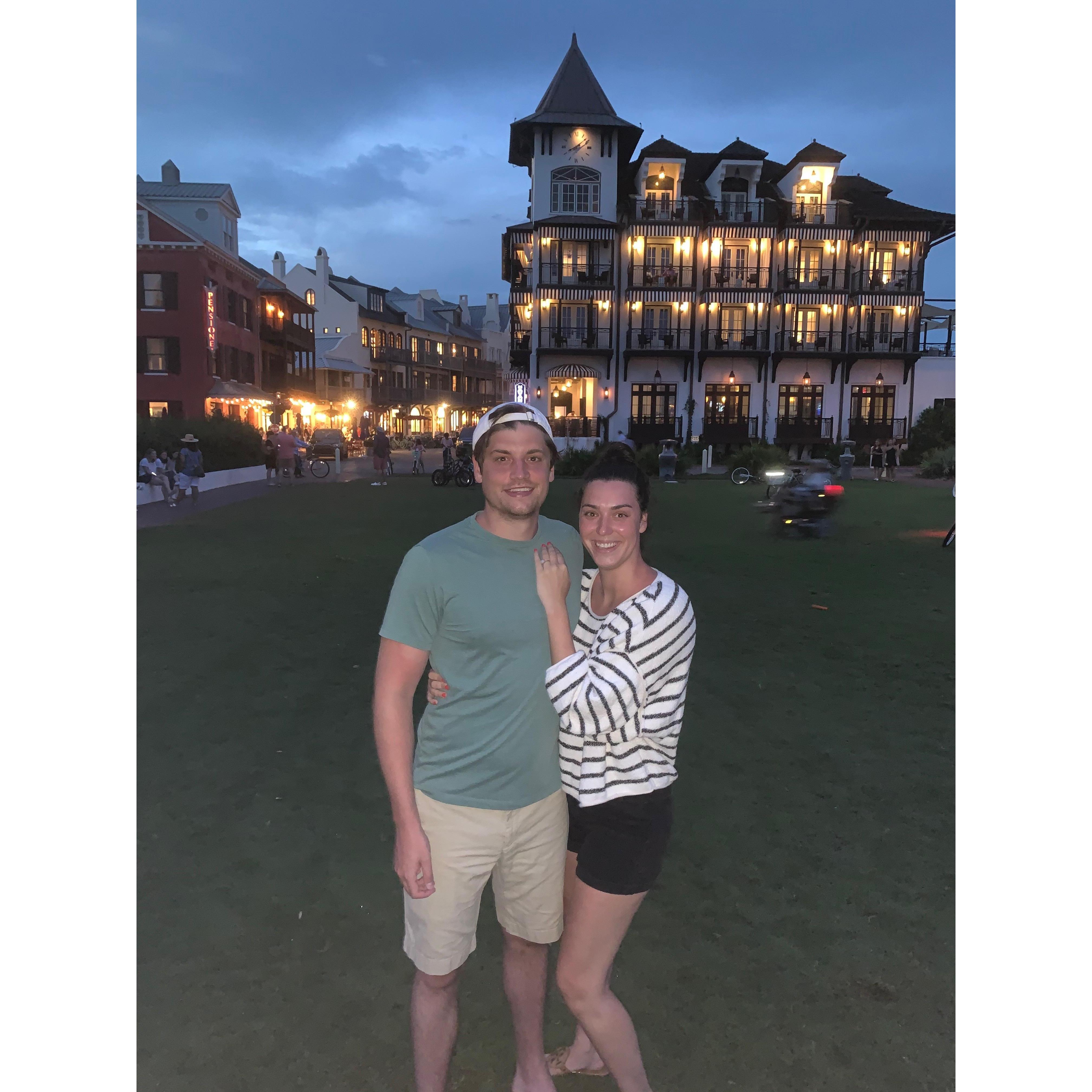 Visiting our wedding venue, summer 2020