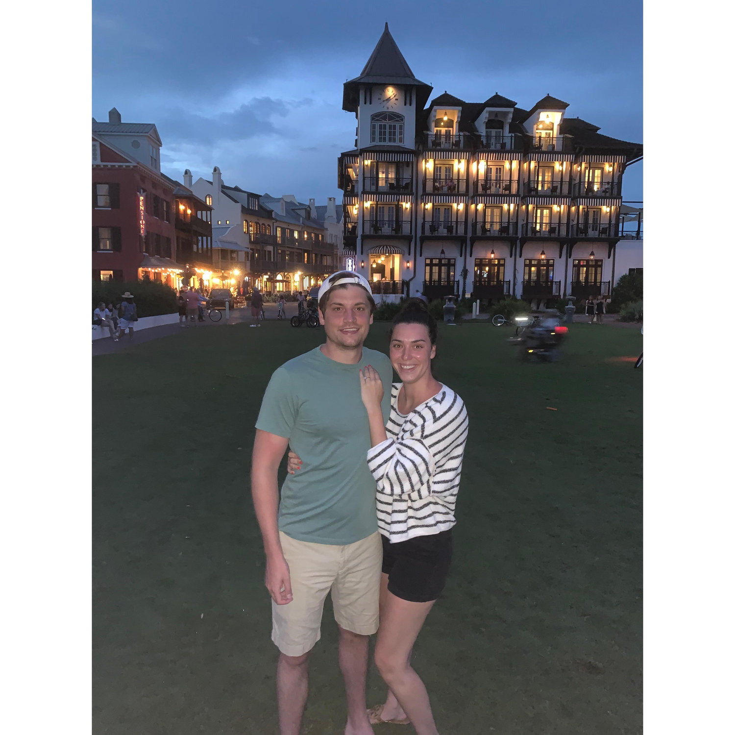 Visiting our wedding venue, summer 2020