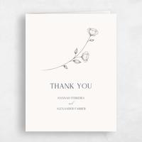 Beige Wedding Thank You - Luana Portrait