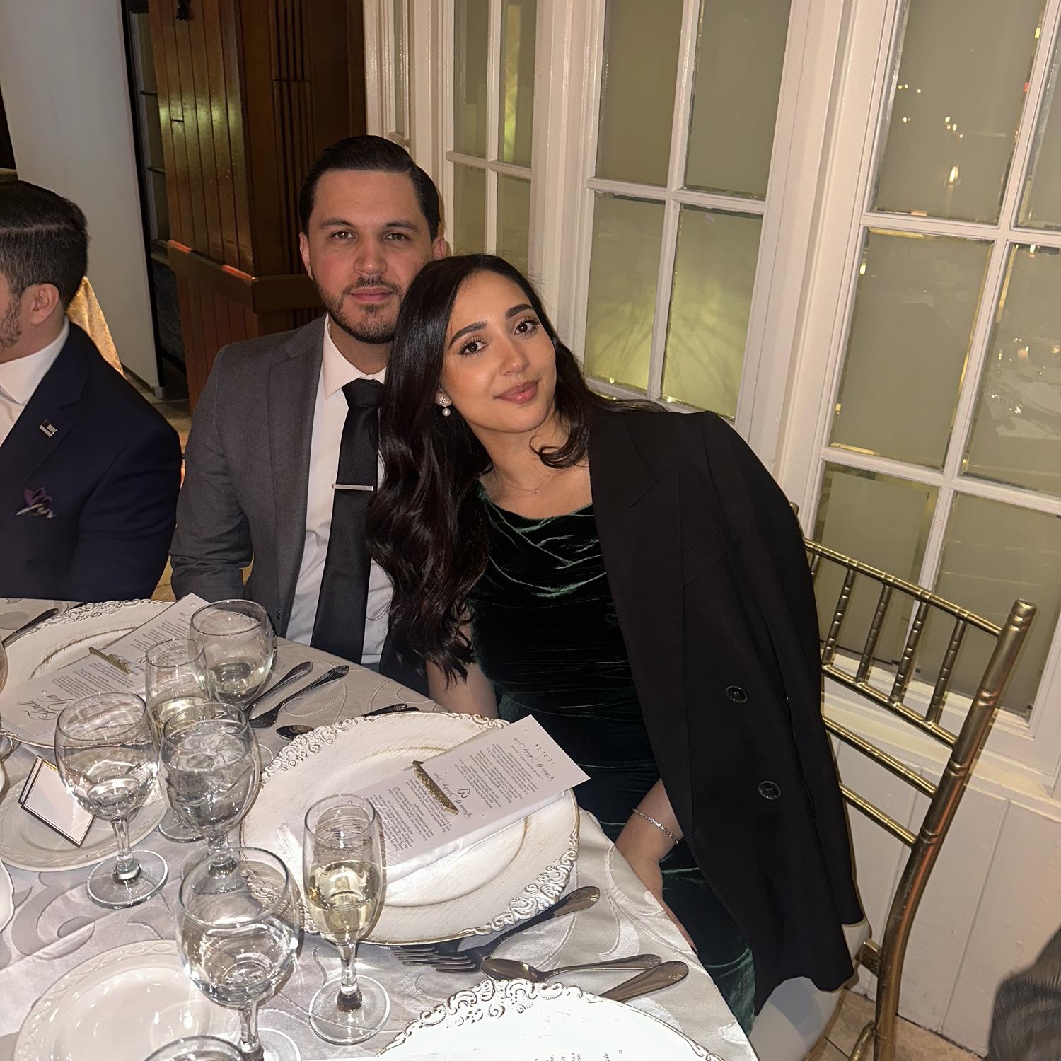 At Shirley and Edwin's wedding <3