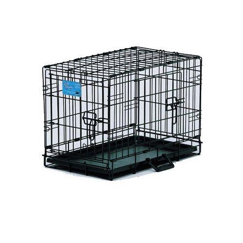 Midwest Lifestages Double Door Fold & Carry Crate, 42" L X 28" W X 31" H