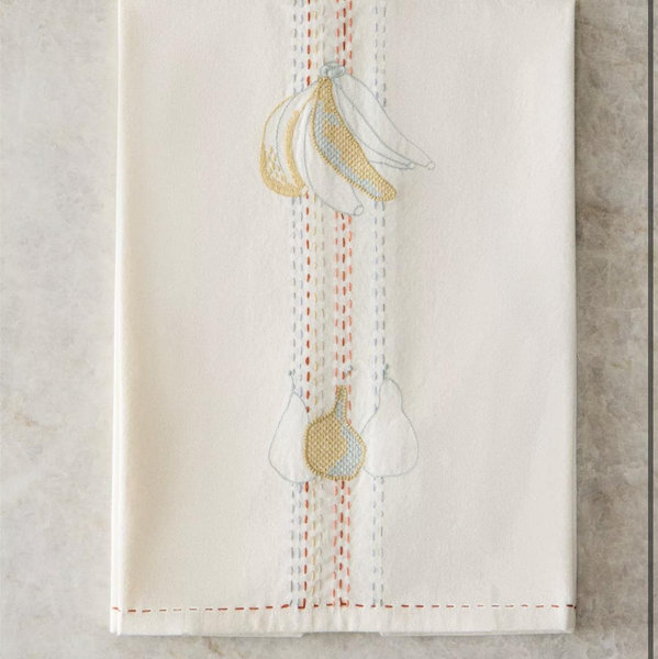 COTTON KITCHEN TOWEL WITH BANANAS | Zara Home United States of America