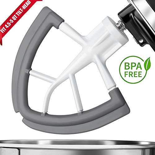 Gvode Ceramic Mixer Attachment Fit all Kitchenaid Mixer Bowl, 4.5-5Q  Tilt-Head Ceramic Bowl for Kitchenaid Mixer, 5 QT Kitchenaid Bowl -  White(does not include kitchenaid stand mixer)