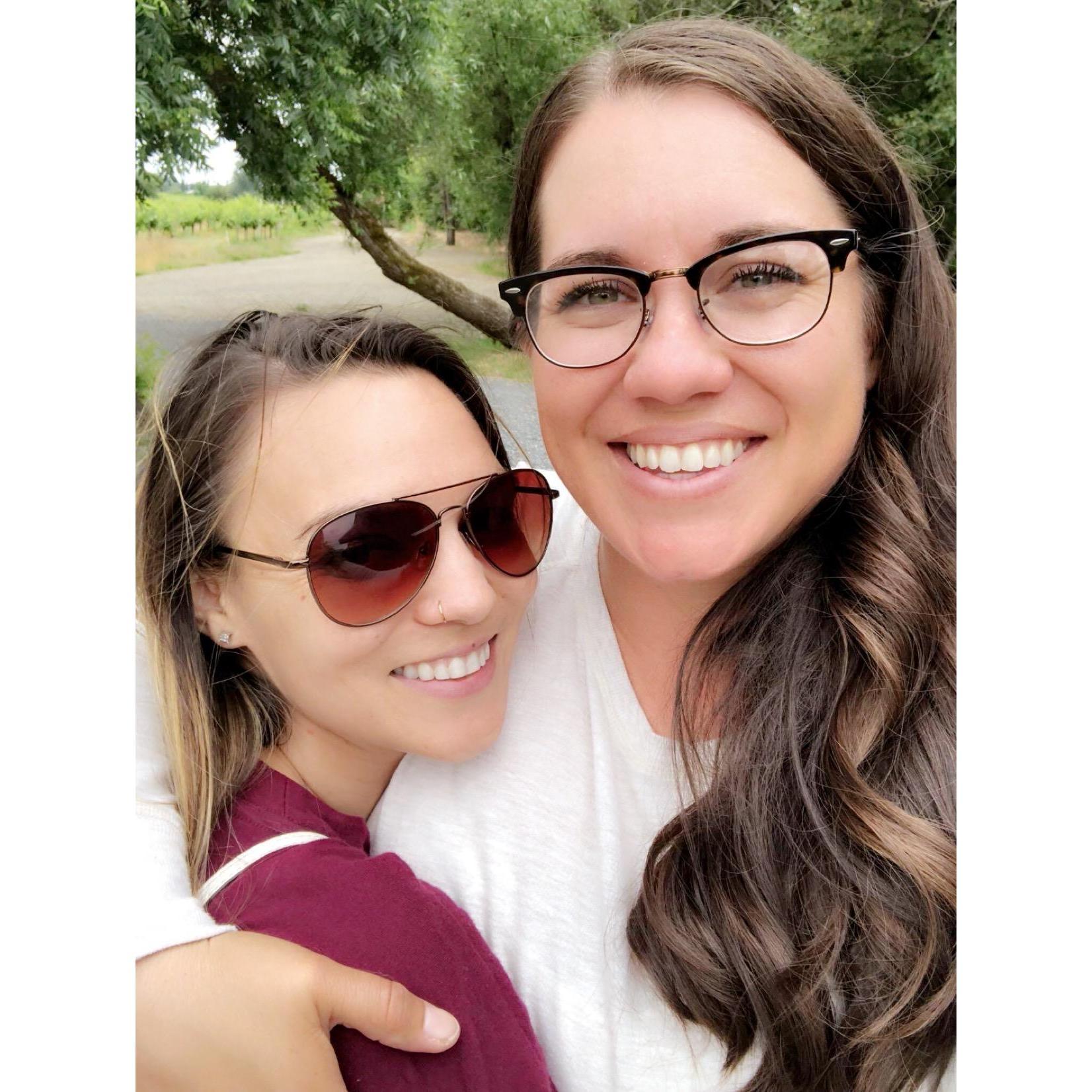 Wine tasting with Mike & Tay