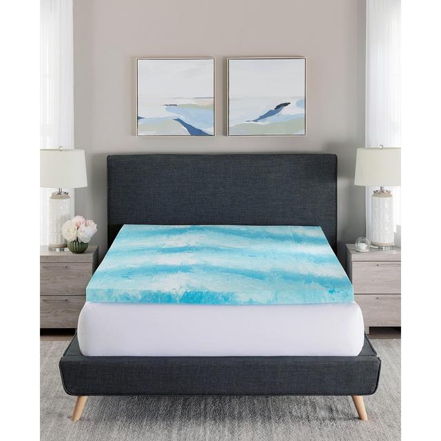 CLOSEOUT! ProSleep Cooling Gel Swirl 3" Memory Foam Mattress Topper, King