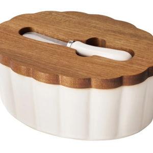 Pioneer Woman Colette Stoneware Butter Dish