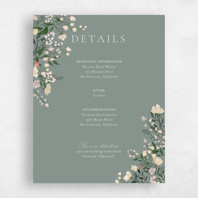 Deep Sage, Green Wedding Enclosure - Melody