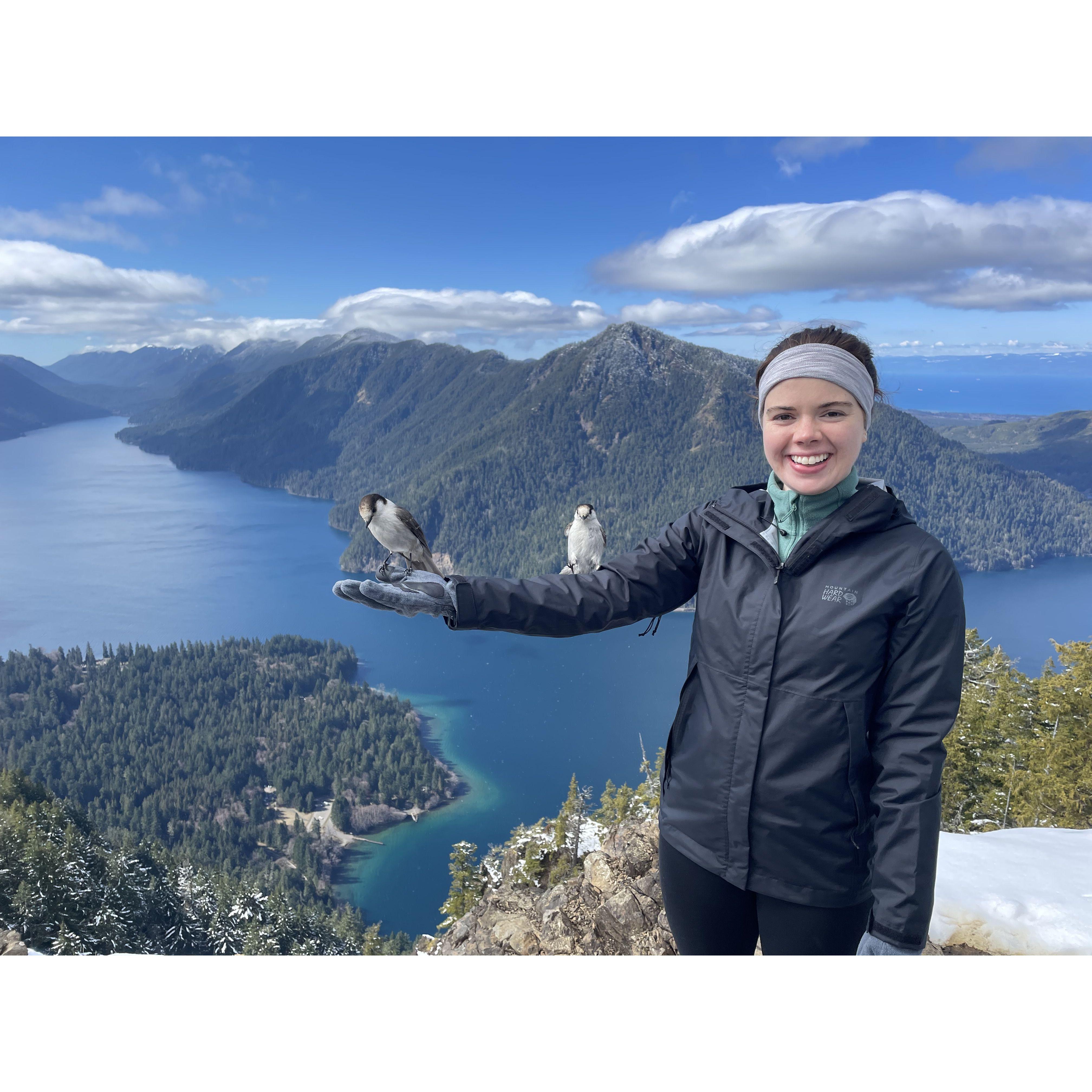 Sydney's Disney princess moment at Olympic National Park (she didn't even have any food)