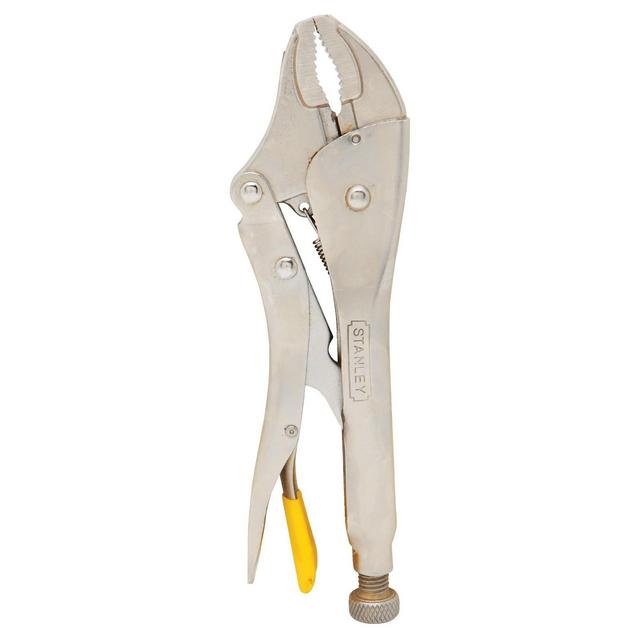STANLEY 9 Inch MaxSteel Curved Jaw Locking Pliers - 84-809
