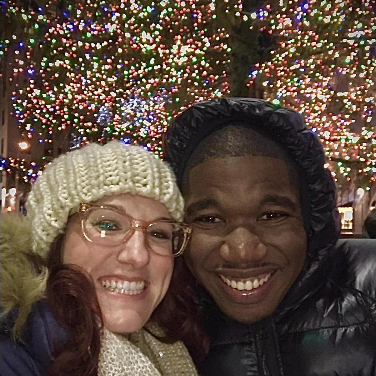 Rockefeller Christmas Tree (it's really there for our birthdays)