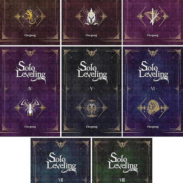 Solo Leveling Novel by Chugong 8-Book Set Vol.1-8