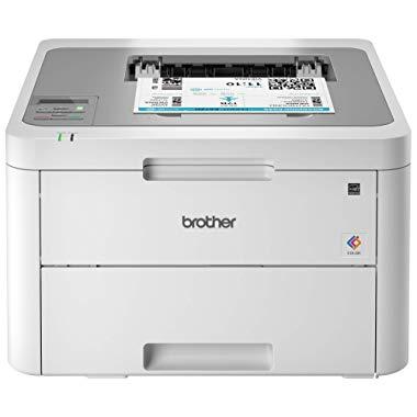 Brother HL-L3210CW Compact Digital Color Printer Providing Laser Printer Quality Results with Wireless, Amazon Dash Replenishment Enabled, White