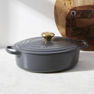 Le Creuset ® Signature 3.5-Qt. Graphite Grey Oval Dutch Oven