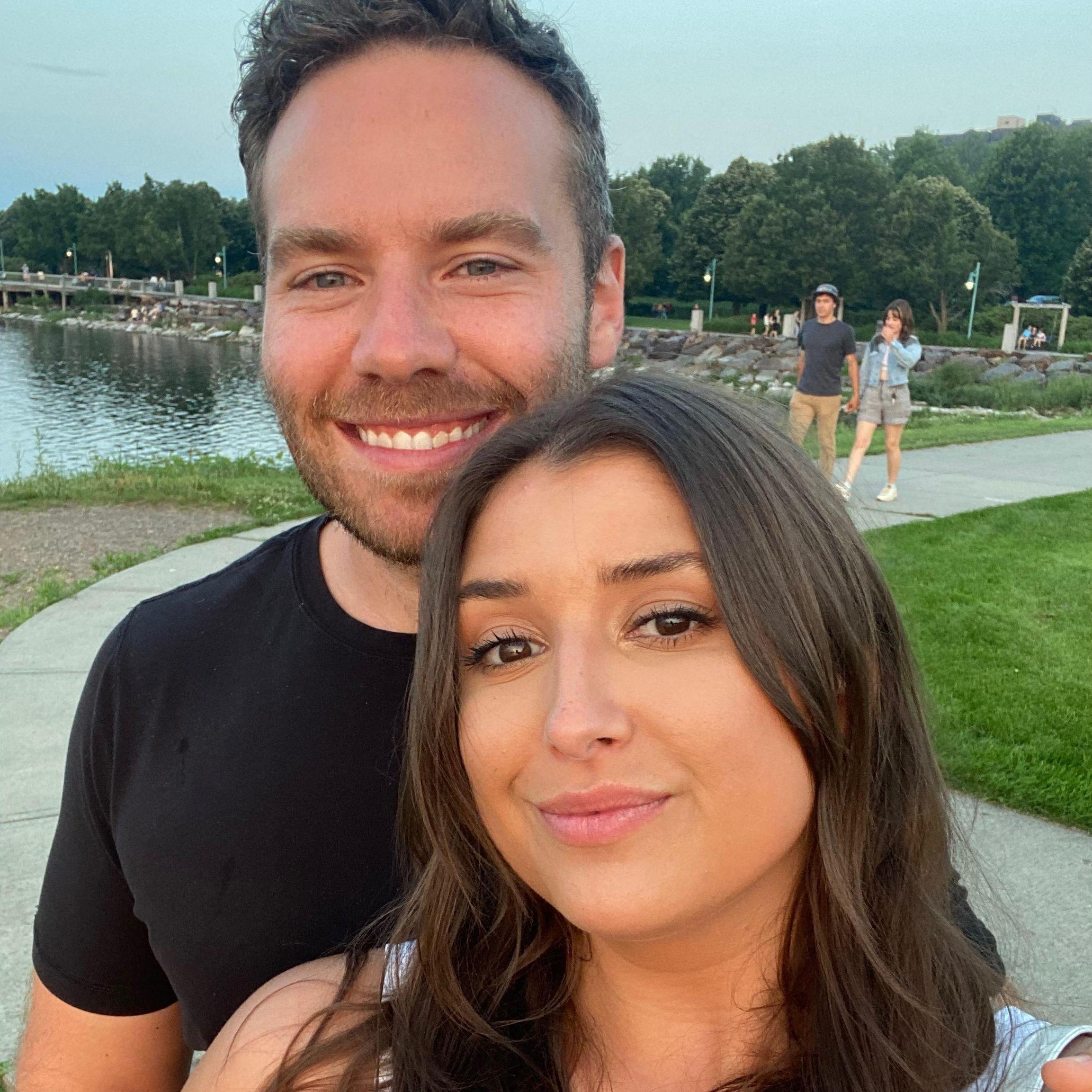 Our 1 year anniversary in, you guessed it, Burlington Vermont- June 2023