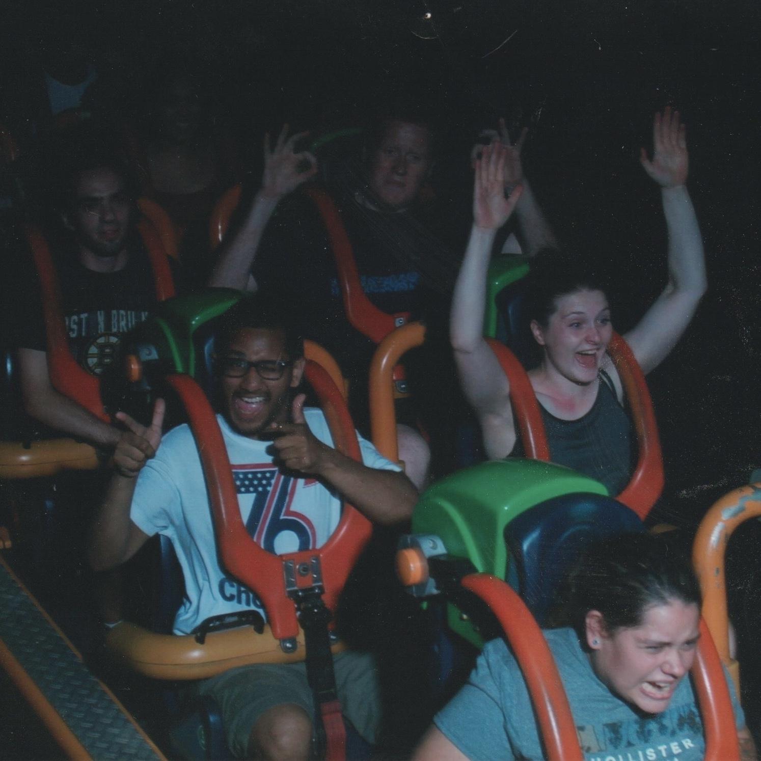 Having a blast at Six Flags New Jersey