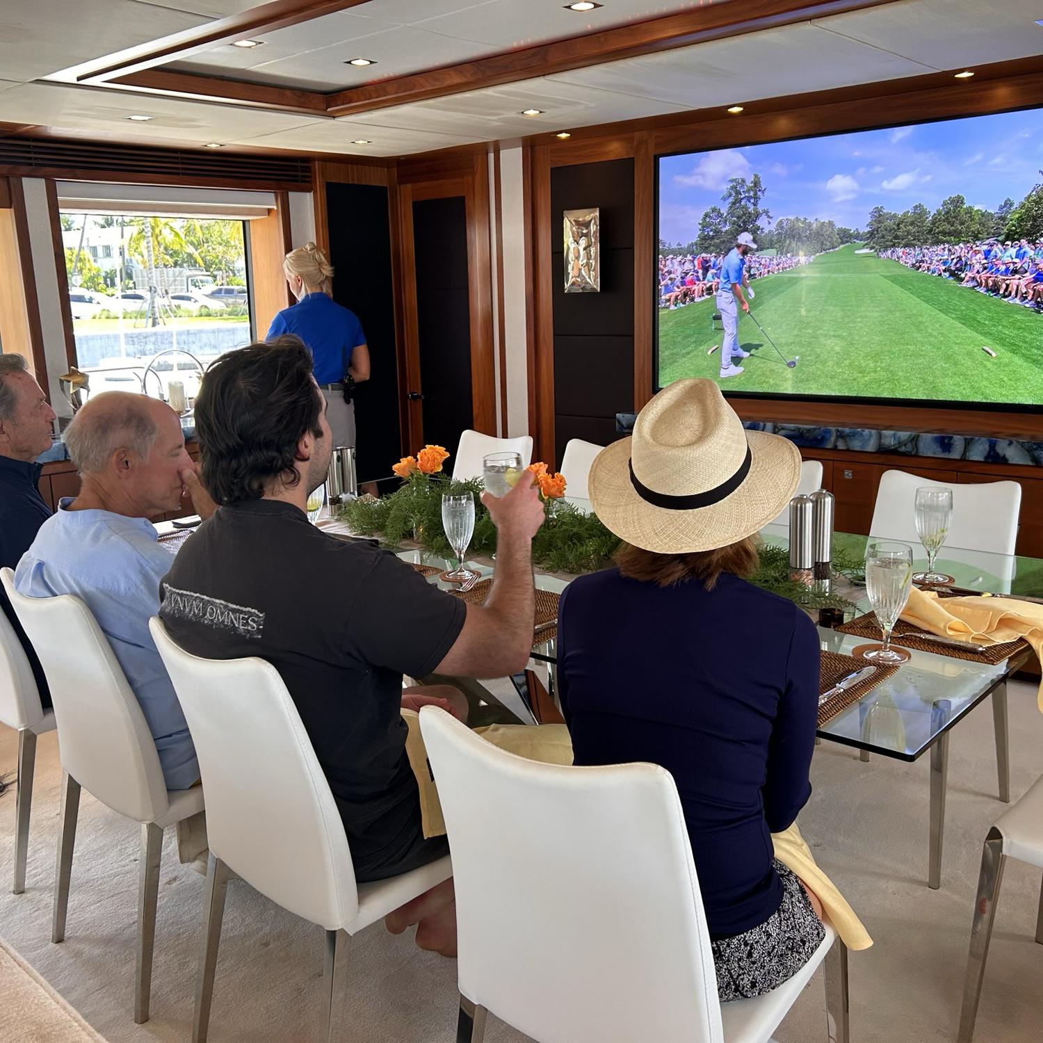 April 2023 ~ Keith and Lacey’s parents watching the Masters’ over lunch