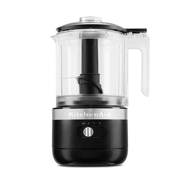 KitchenAid KFCB519BM Cordless Chopper, 5 cup, Black Matte