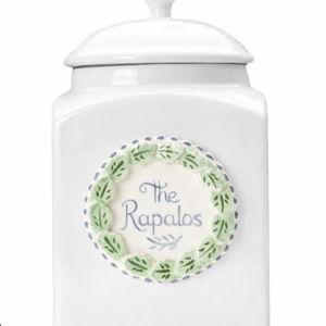 Personalized Wreath Jar "The Rapalos"