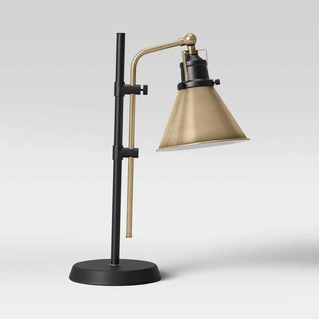 Adjustable Table lamp (Includes LED Light Bulb)Black - Threshold™