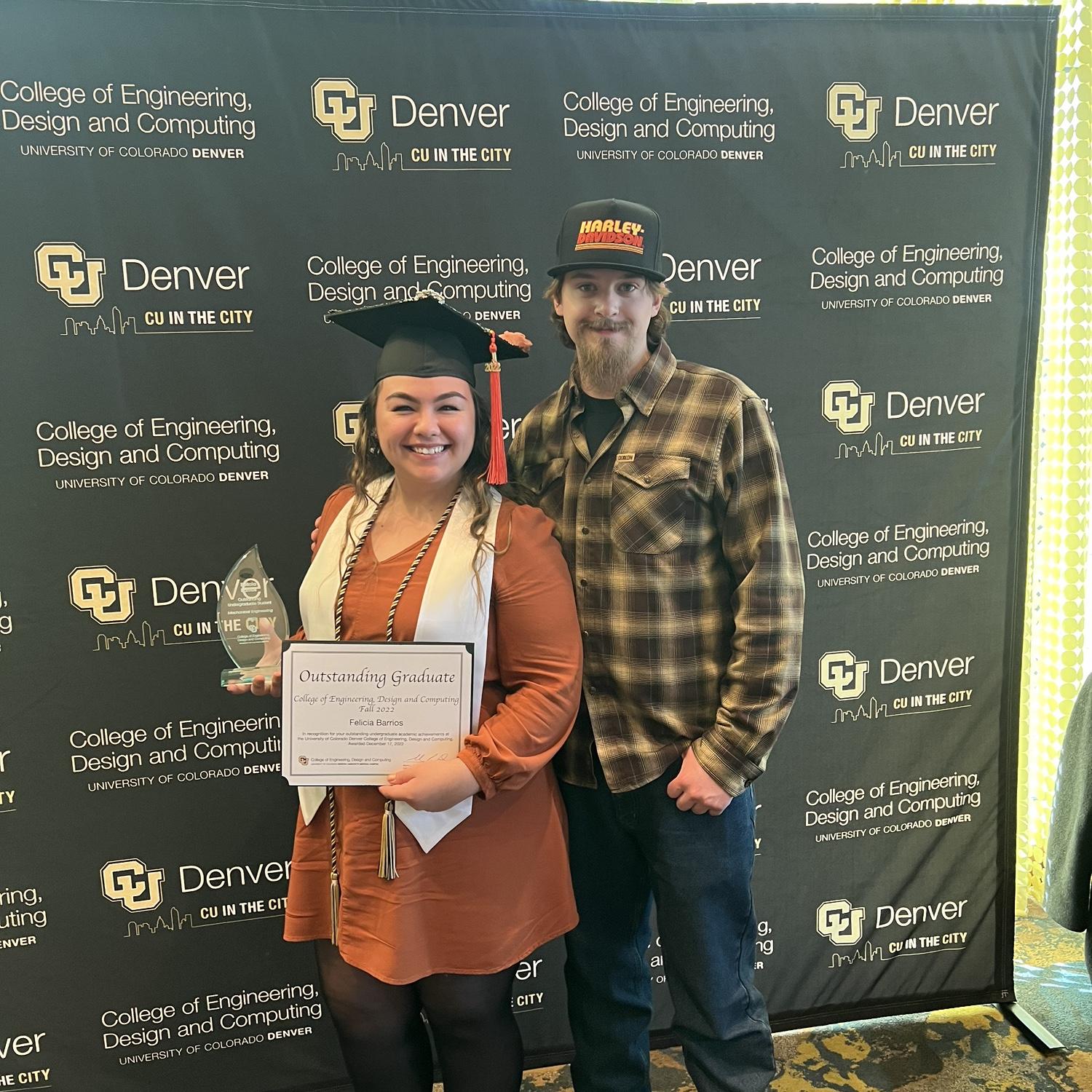 Felicia’s college graduation, December 2022