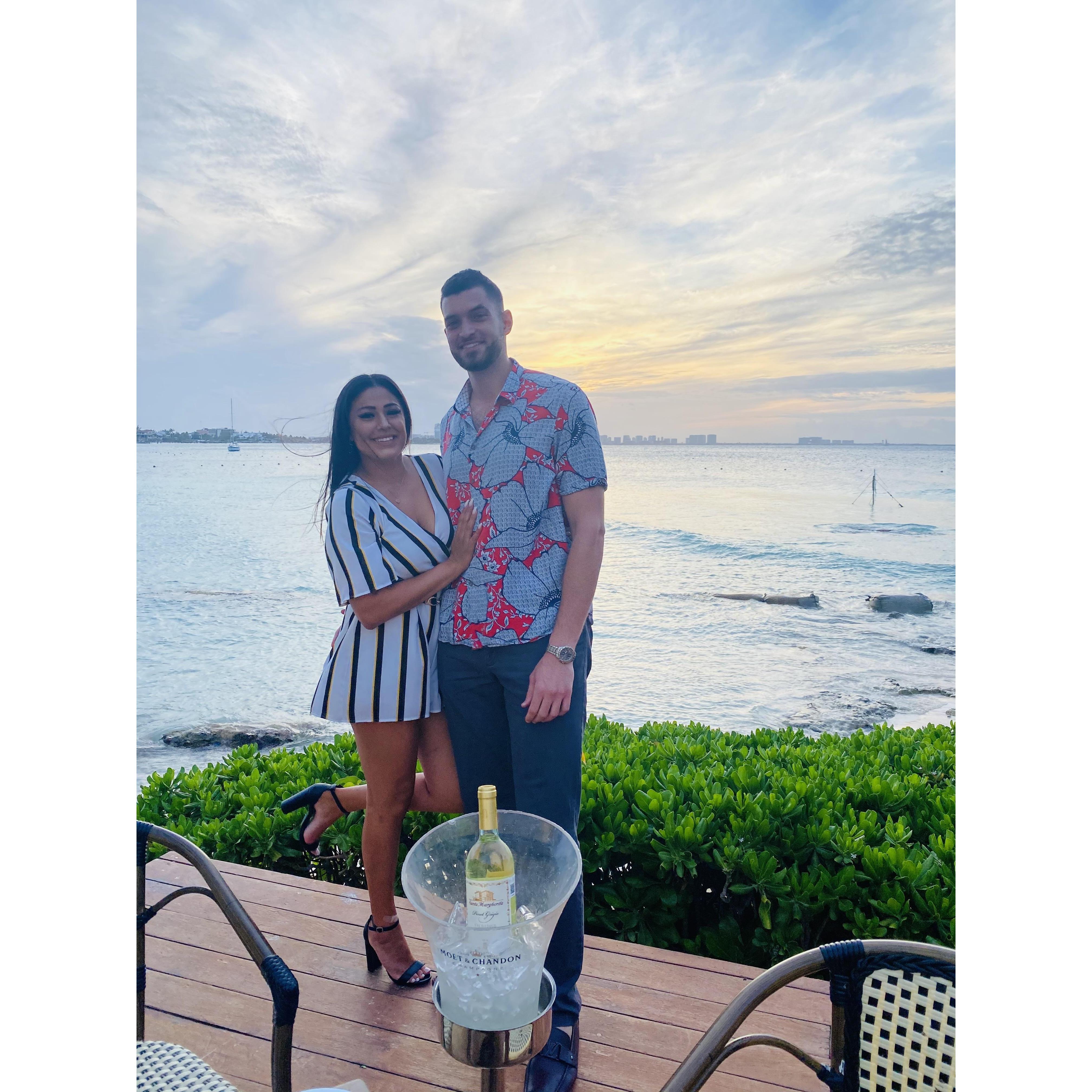 Sunset dinner in Mexico