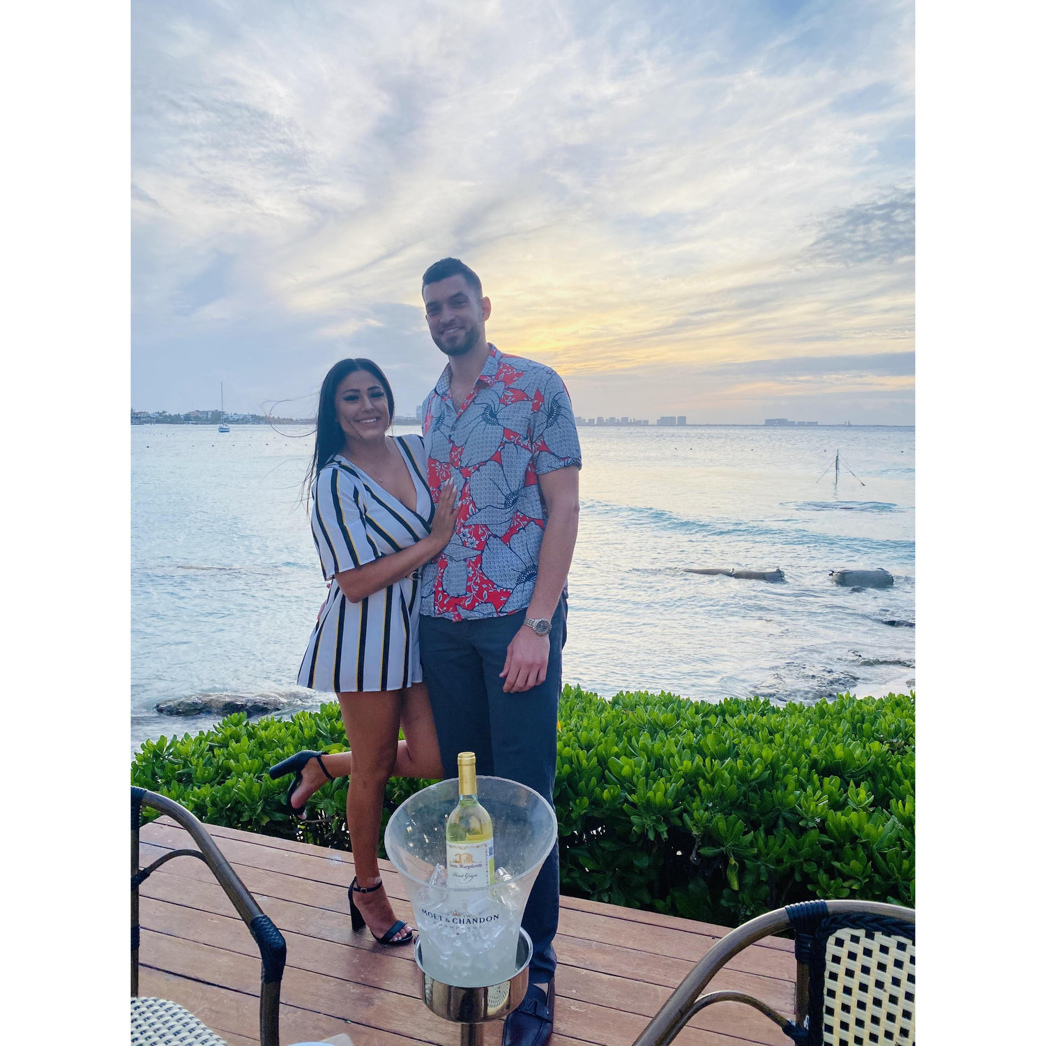 Sunset dinner in Mexico