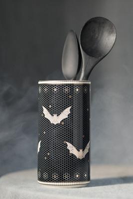 The Bistro Tile Stoneware Vase: Halloween Edition
