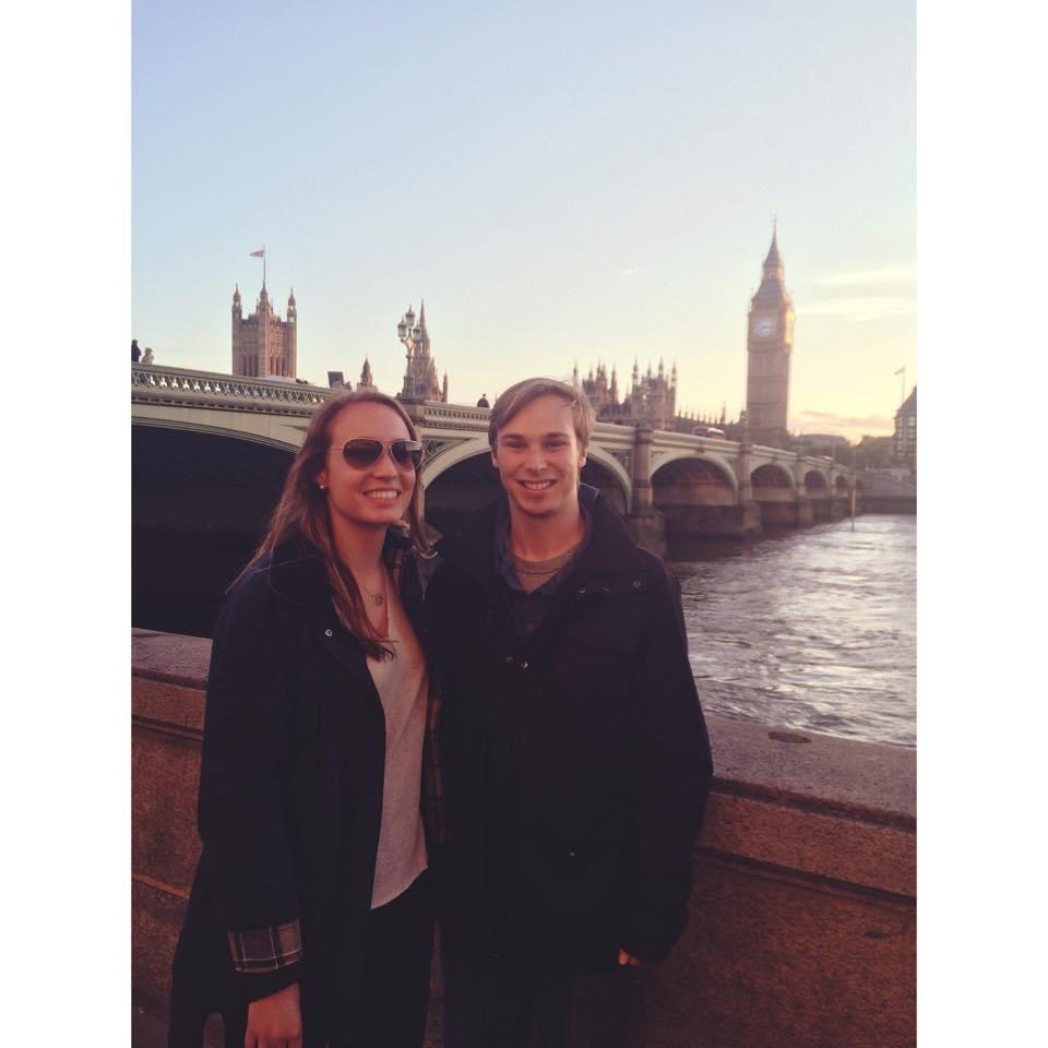 Matt came to visit Britt whiled she studied abroad in London!