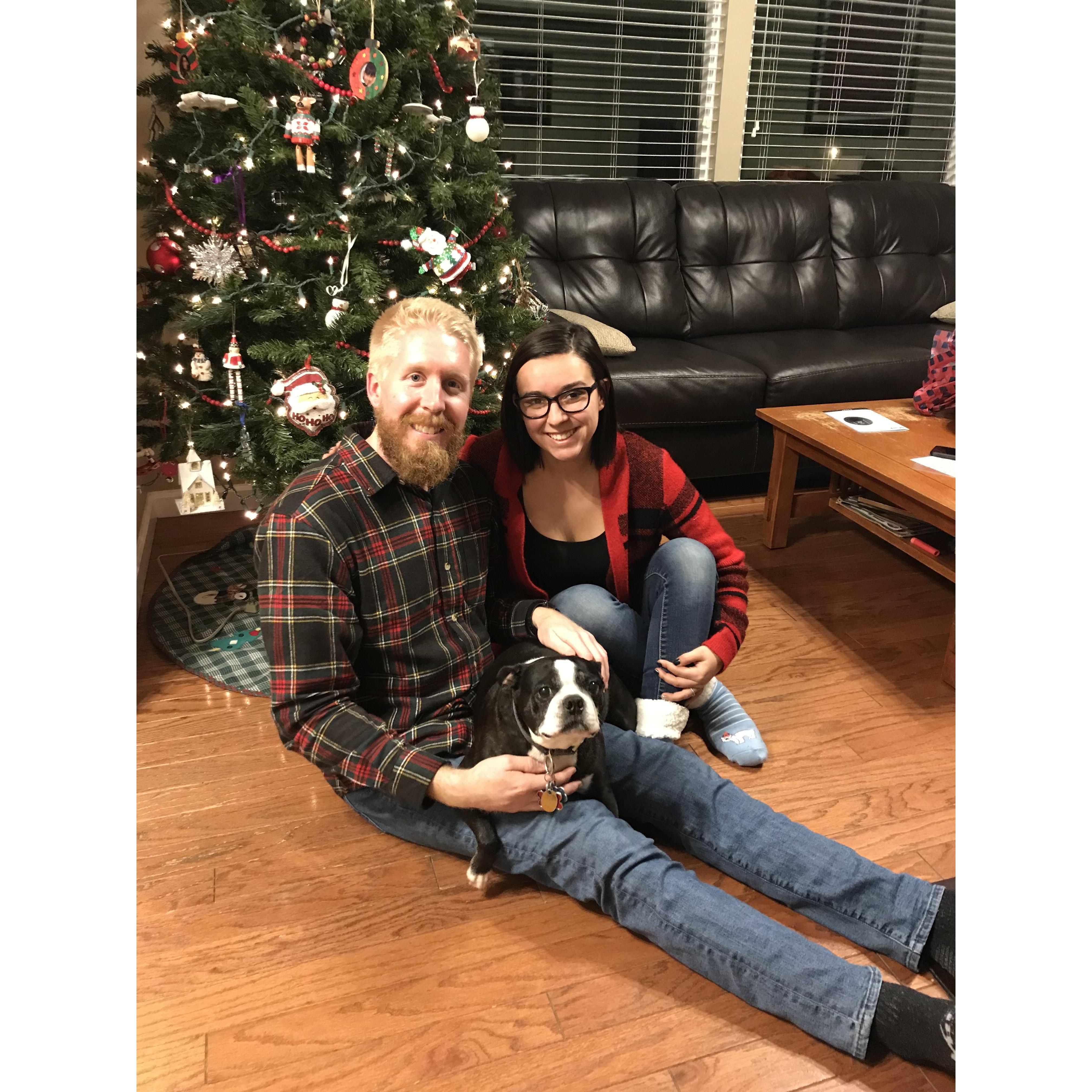 2018 Christmas with our favorite little dude, Winston