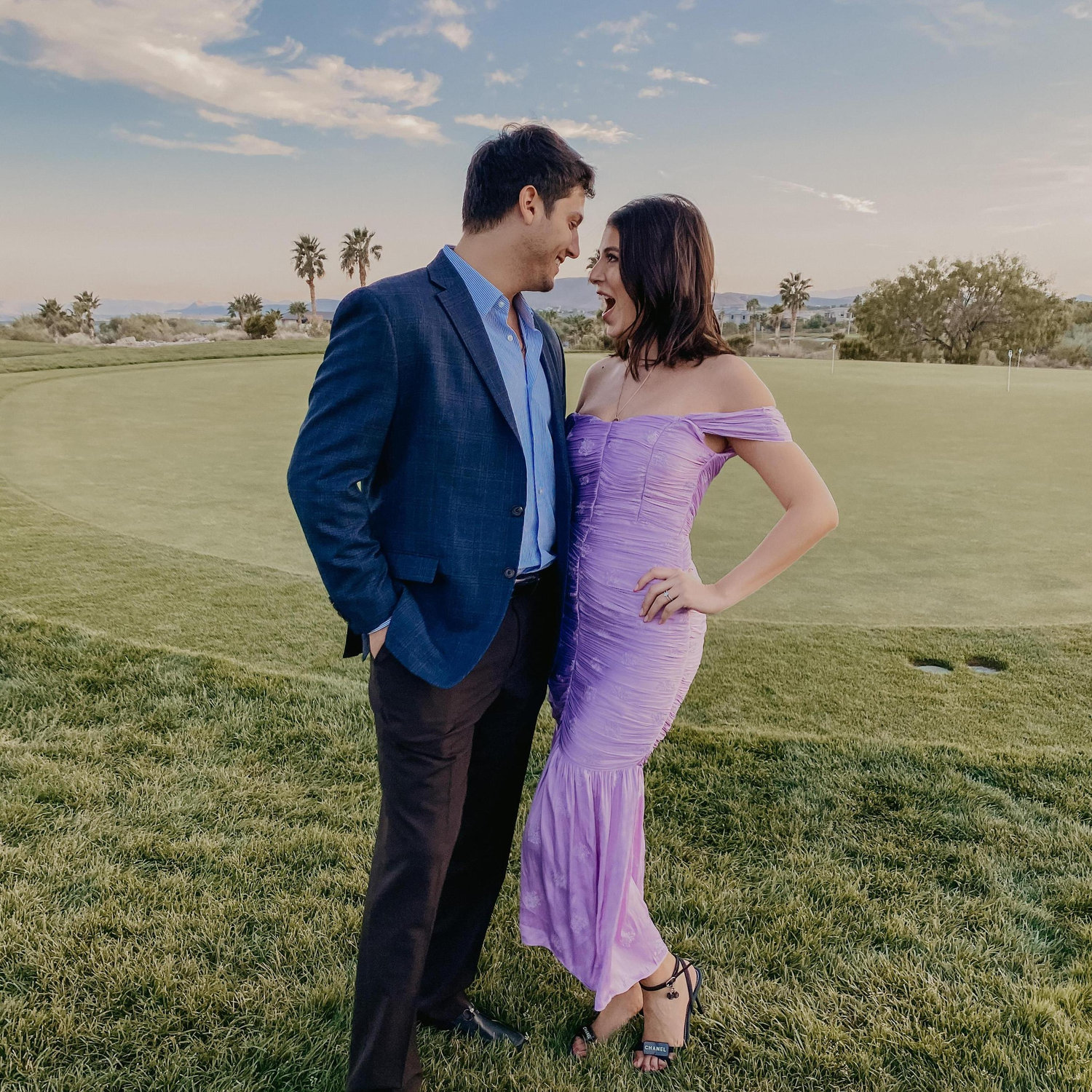 When we realized we are getting married in year from this photo!