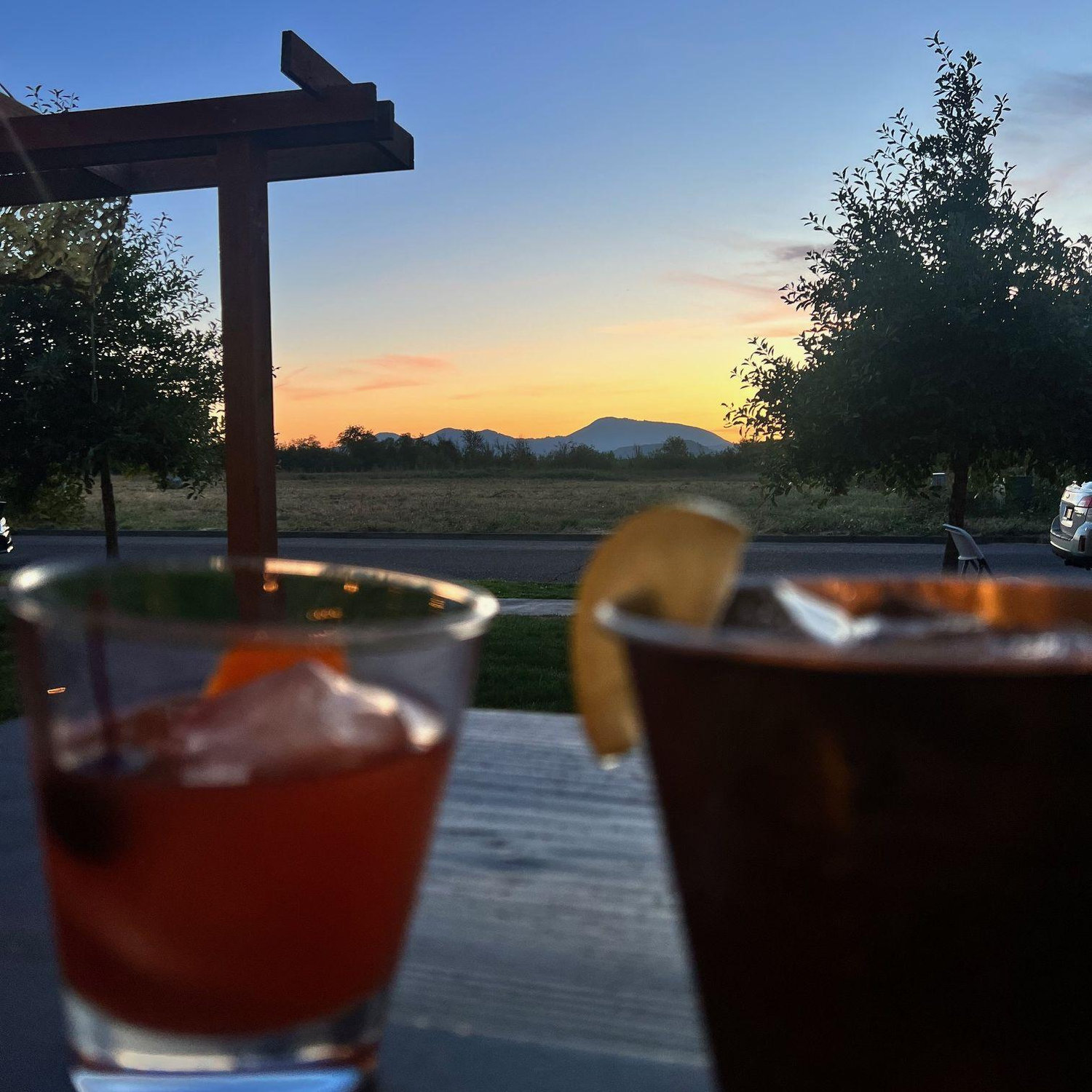Many sunsets have been spent at 4 Spirits distillery